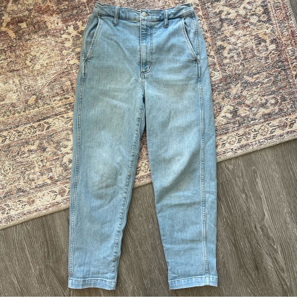 Madewell Womens High Rise Tapered Jeans